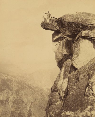 Glacier Point, 3,201 feet, Yosemite, California by Isaiah Taber